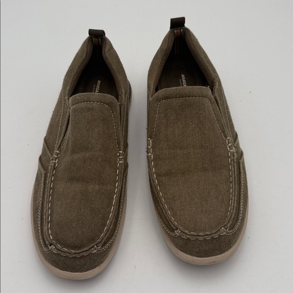 Margaritaville Men\'s Tan Slip-On Loafers canvas upper 9 casual beach vacation main image 6
